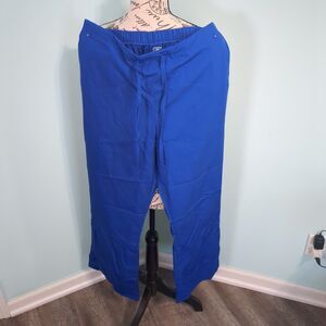 ADAR WOMENS SCRUB PANTS Blue medium new With Tags